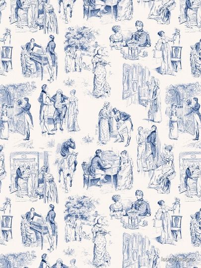 Pride and Prejudice Toile iPhone Case