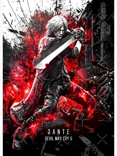 Devil May Cry 5 Dante Premium Matte Vertical Poster
