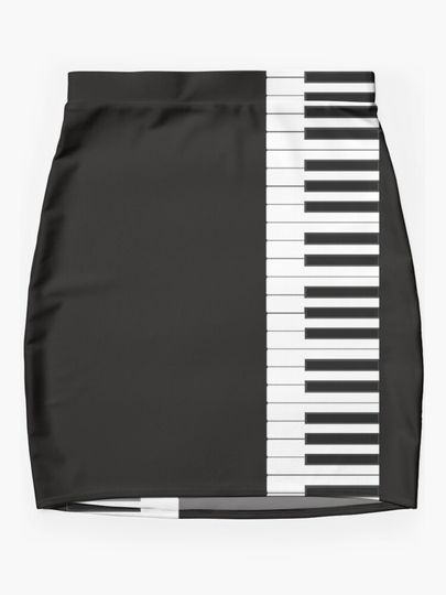 Piano Keyboard Mini Skirt