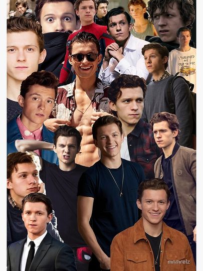 Tom Holland Collage Poster