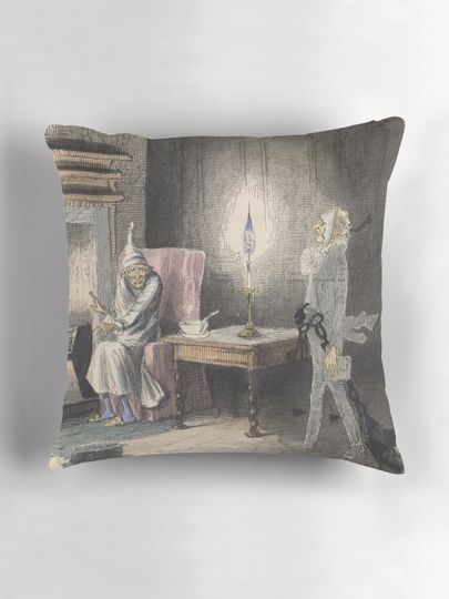 Christmas Carol - Marley's Ghost Pillow