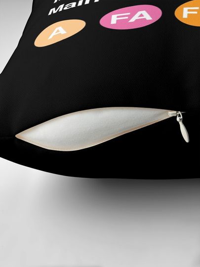 Monorail Subway Pillow