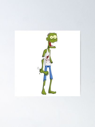 Halloween Zombie Poster