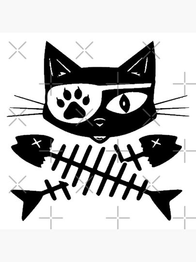 Pirate Cat Poster