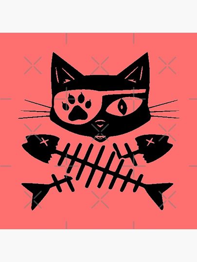 Pirate Cat Pillow