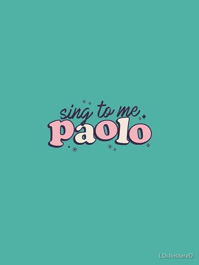 Sing to me, Paolo! iPhone Case