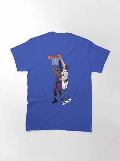 Luka Doncic Blocks LeBron James Classic T-Shirt