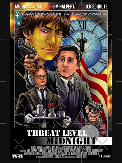 Threat Level Midnight - The Office Classic T-Shirt