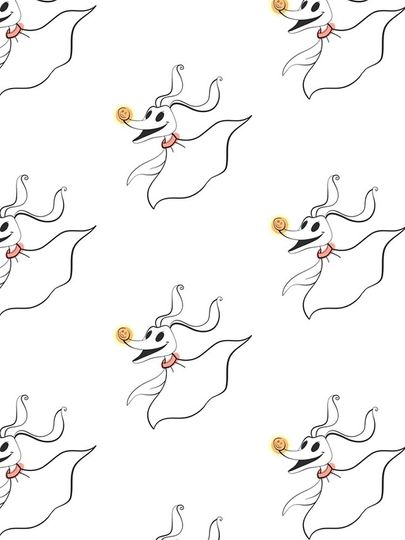 Zero from The Nightmare before Christmas iPhone Case