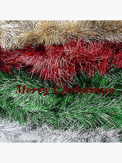 Chrismas tinsel Pillow