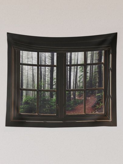 Forest Window Tapestry