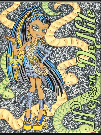 Monster Inspired Men’s T-Shirt – Snake and Character Graphic Casual Tee