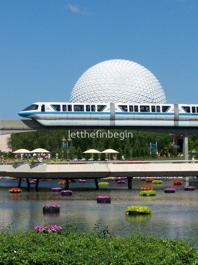 Riding around Epcot! iPhone Case