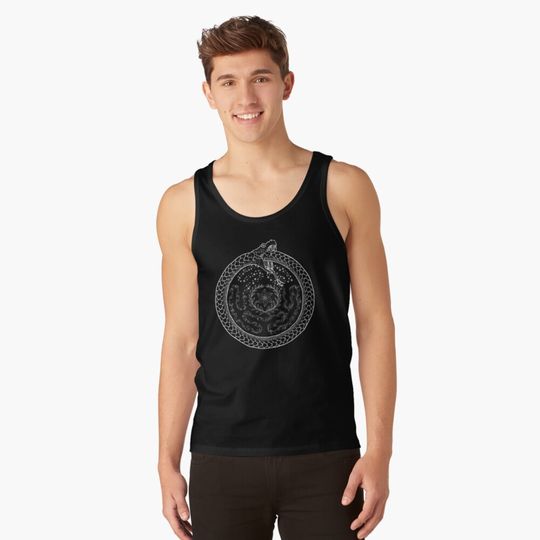 Hekate Wheel Hecate Strophalos Ouroboros Pagan Witch Tank Top