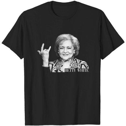 Betty White Grundge T-Shirts