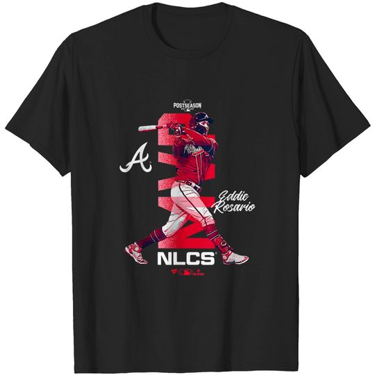 Braves Eddie Rosario 2022 National League Champions MVP T-Shirt