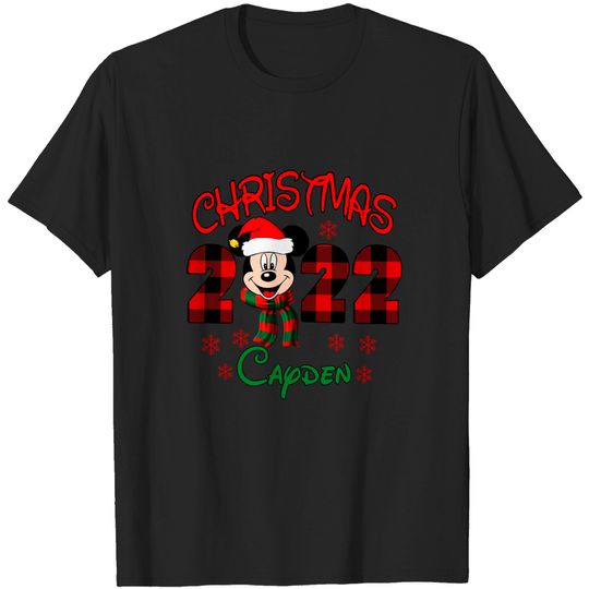 Disney Christmas 2022 Mickey And Minnie Family Matching T Shirt