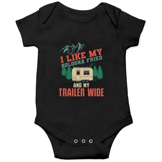 Funny Camper Trailer Gift For The Redneck Humor Gift Onesie