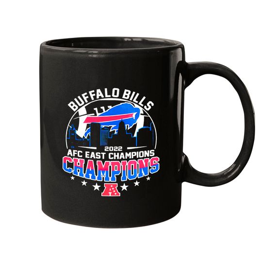 Buffalo Bills Wins Champions 2022 AFC East Championship Mugs