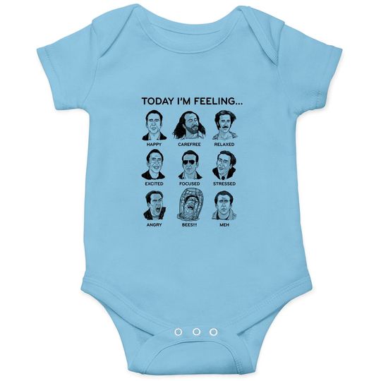Nicolas Cage Mood Board Onesie