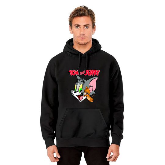 Tom And Jerry Hoodie Simple Portrait Logo