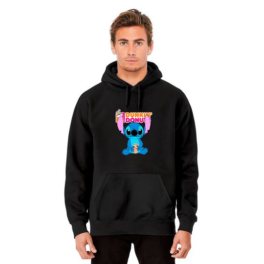 Stitch Love Dunkin Donuts Funny Hoodie