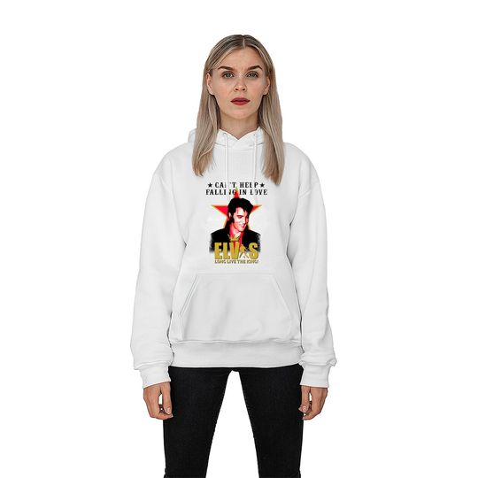 Elvis Presley Can't Help Falling In Love Hoodies