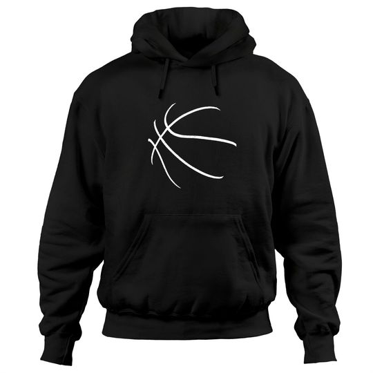 Basketball Graphic Hoodie Basketball Silhouette Player Coach Sports Baller Gift
