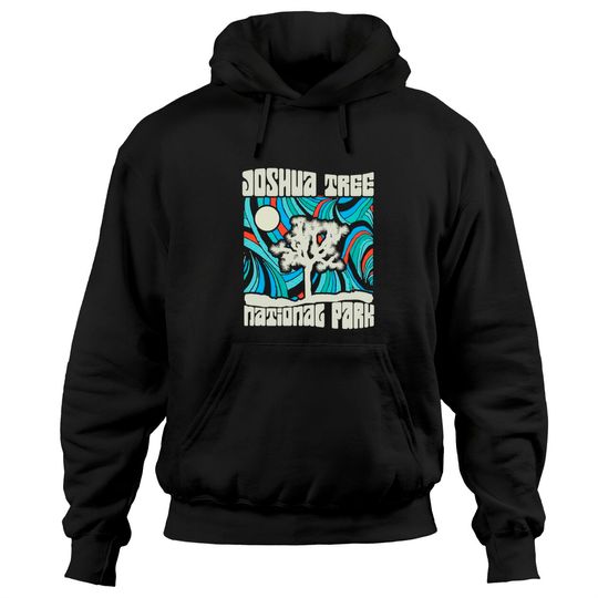 Joshua Tree National Park Retro Psychedelic 60s Hoodie
