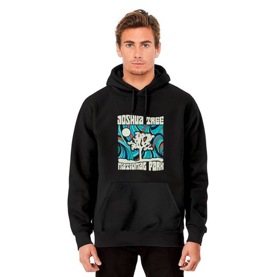 Joshua Tree National Park Retro Psychedelic 60s Hoodie
