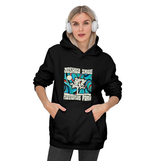 Joshua Tree National Park Retro Psychedelic 60s Hoodie