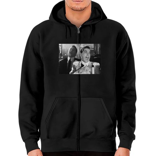 Goodfellas Ray Liotta Laughing Funny How Unisex Zip Hoodie