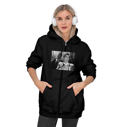 Goodfellas Ray Liotta Laughing Funny How Unisex Zip Hoodie