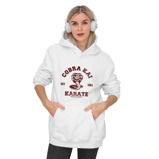 Cobra Kai Collegiate Logo Pullover Hoodie
