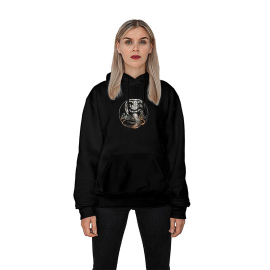 Cobra Kai Rusted Steel Snake Logo Pullover Hoodie