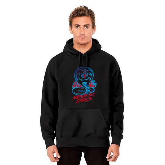 Cobra Kai Never Dies Cobra Logo Pullover Hoodie