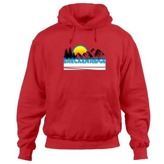 Breckenridge Colorado retro hoodie 80s ski gift clothing