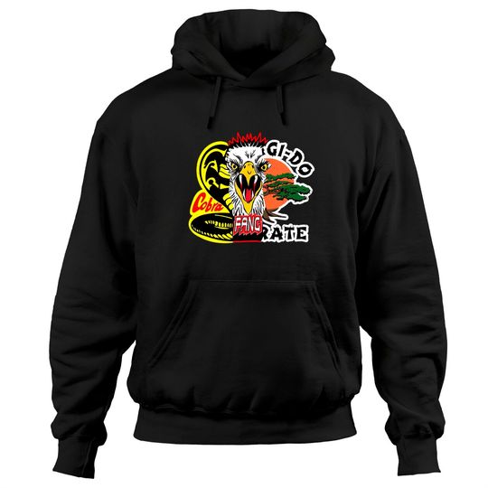 Cobra Kai Eagle Fang Miyagi Do Karate Mash Up Hoodies