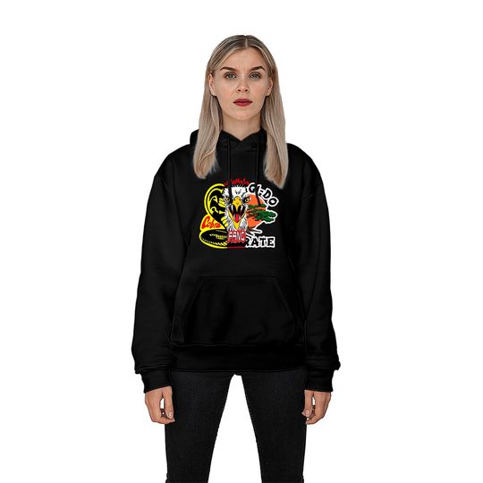 Cobra Kai Eagle Fang Miyagi Do Karate Mash Up Hoodies