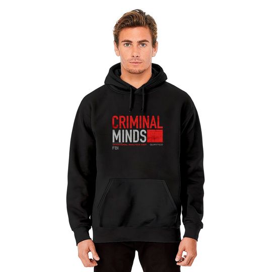 Criminal Minds Merchandise Hoodies Criminal Minds Distressed BAU Quantico