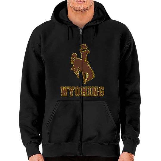 Wyoming Cowboys Apparel Mvp Wyoming Icon Zip Hoodie