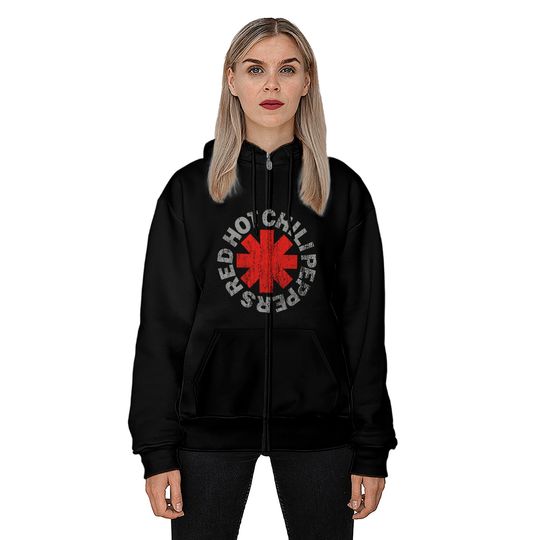 Red Hot Chili Peppers Asterisk Zip Hoodie