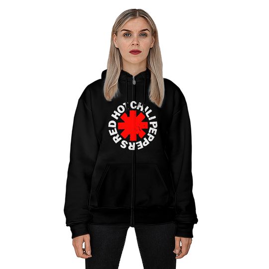 Red Hot Chili Peppers Distressed Zip Hoodie