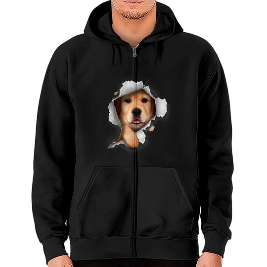 Golden Retriever Zip Hoodie