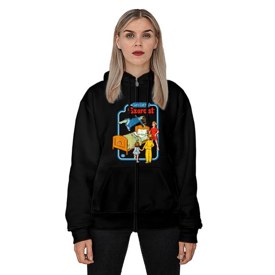 Let's Call The Exorcist  Zip Hoodie