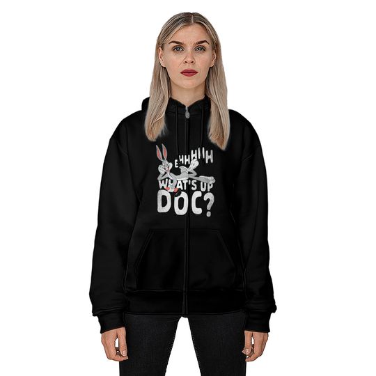 Looney Tunes Bugs Bunny Whats Up Doc? Zip Hoodie