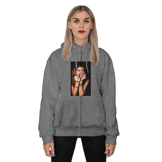 Rihanna Singer Zip Hoodie