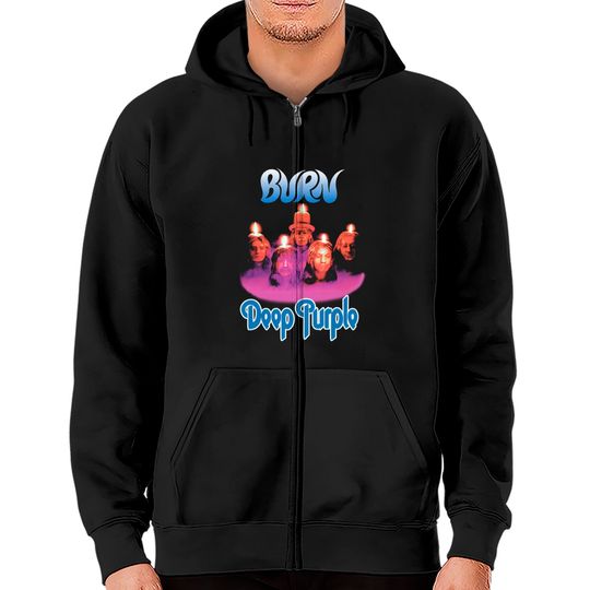 Plastic Head Deep Purple Burn Zip Hoodie