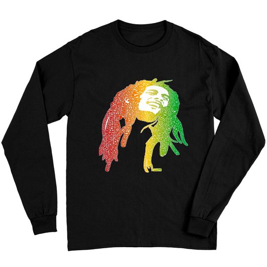 Affiche De Bob Marley Art Long Sleeves