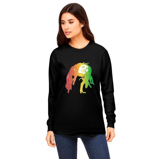 Affiche De Bob Marley Art Long Sleeves